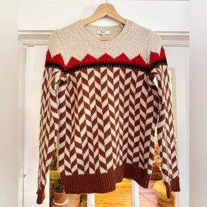 Madewell Chevron Ski Sweater